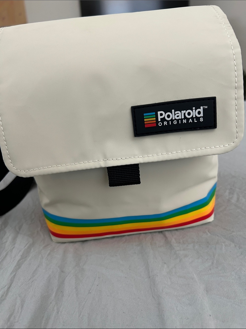 Polaroid Originals Retro Camera Bag with Rainbow Stripe
